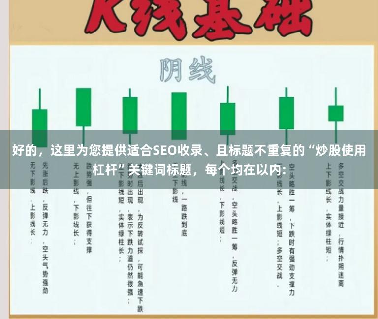 好的，这里为您提供适合SEO收录、且标题不重复的“炒股使用杠杆”关键词标题，每个均在以内：